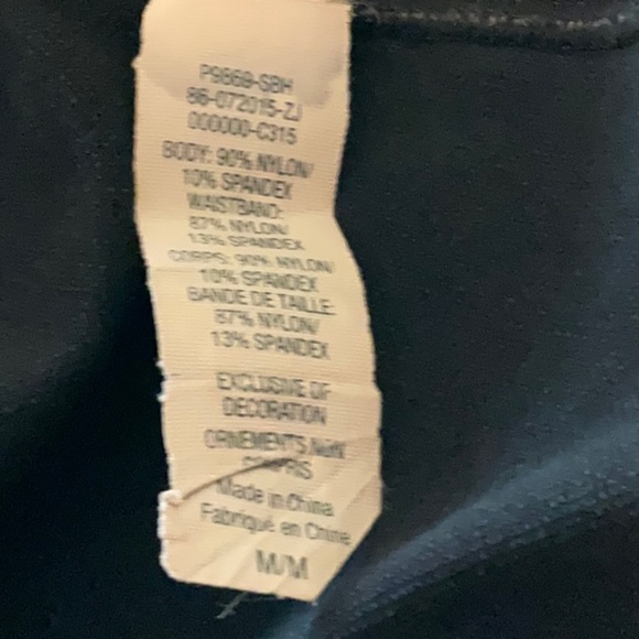 Champion Women's Black and Gray Leggings - Picture 4 of 4